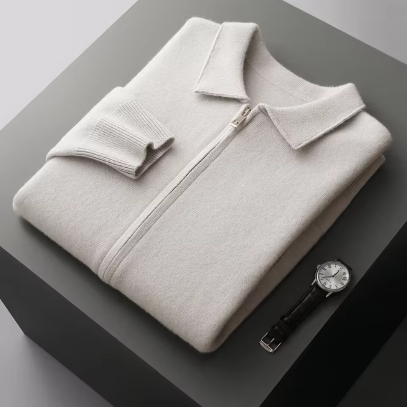 Robert | Men's Zip Up Sweater